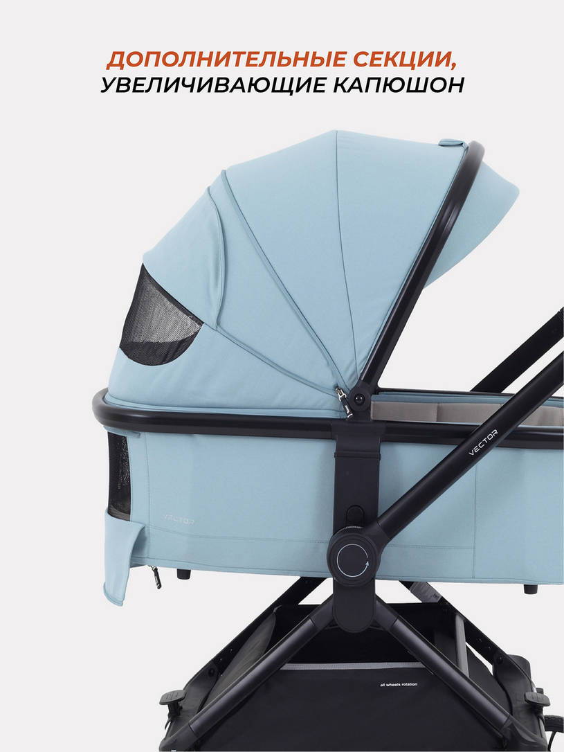 Коляска 2 в 1 Rant Vector Blue