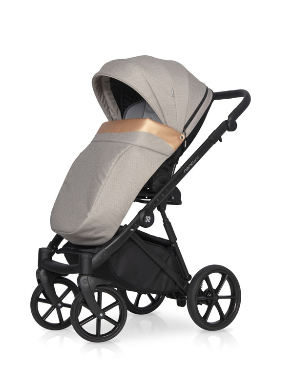 Коляска 3 в 1 Riko Nano Pro 04 Camel золотой