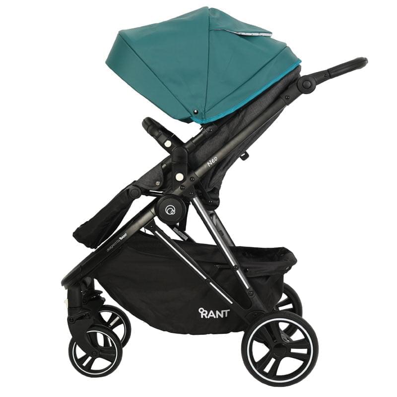 Коляска 2 в 1 Rant Neo черно-бирюзовый