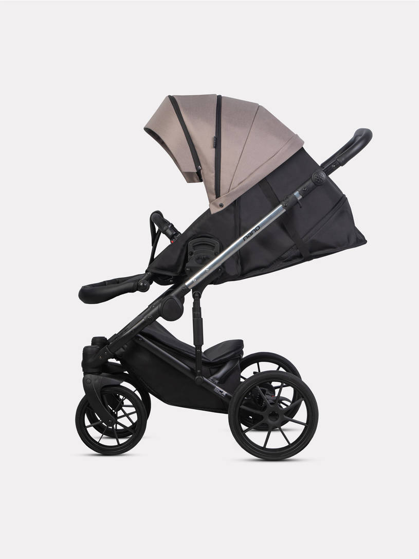 Коляска 2 в 1 Riko Nano Thermo Fabric 11 Cappucino