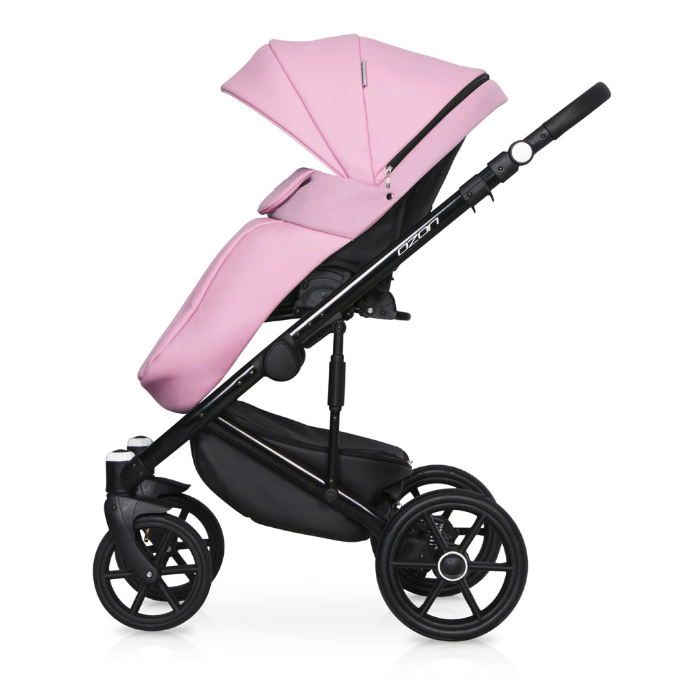 Коляска 3 в 1 Riko Basic Ozon Ecco 23 розовый