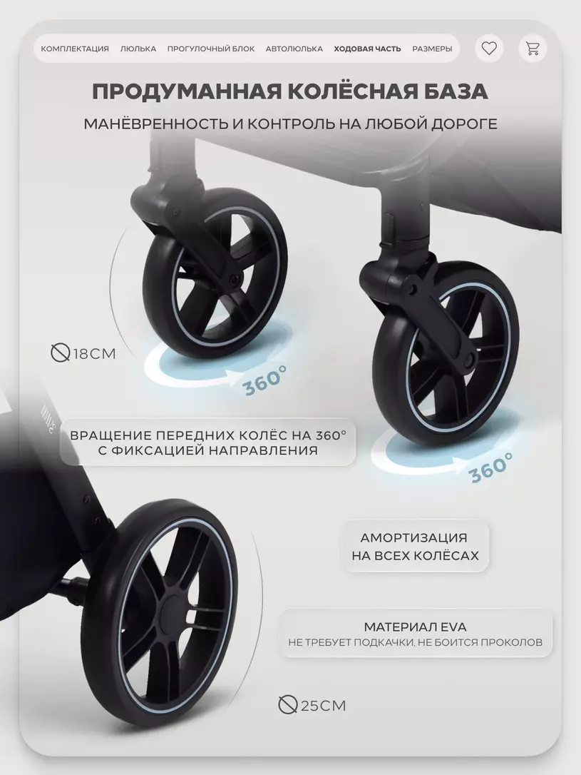 Коляска 3 в 1 Rant Basic Wave Green