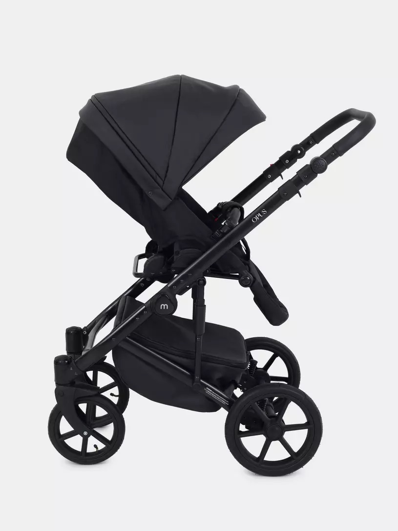 Коляска 3 в 1 Mowbaby Opus Midnight black, Черный