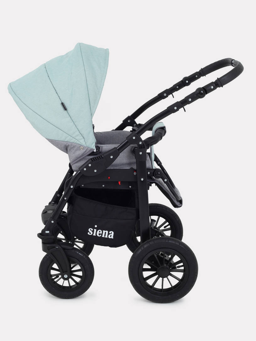 Коляска 2 в 1 Rant Siena 08 серый-ментоловый