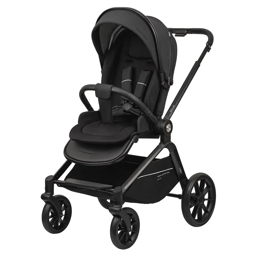 Коляска 2 в 1 Indigo SOLAR черный