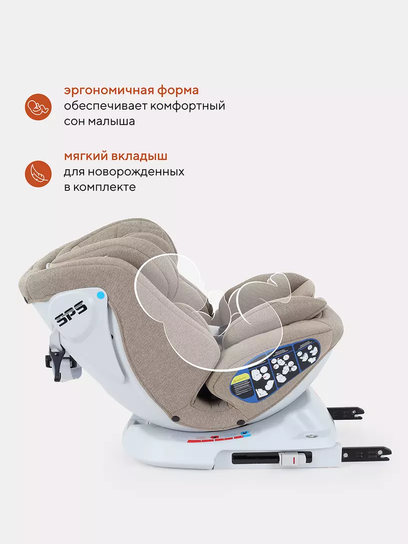 Автокресло Rant Nitro 0/1/2/3 (0-36 кг) Beige