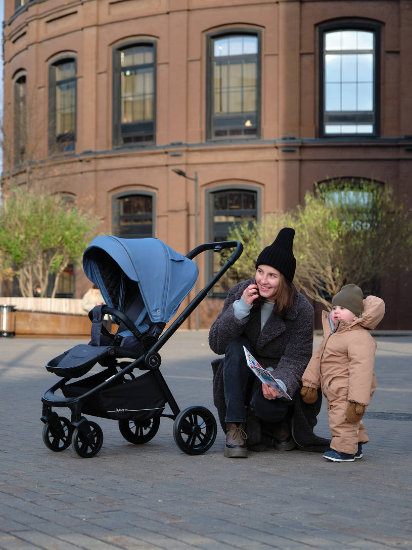 Коляска 2 в 1 Rant Basic Energy Blue