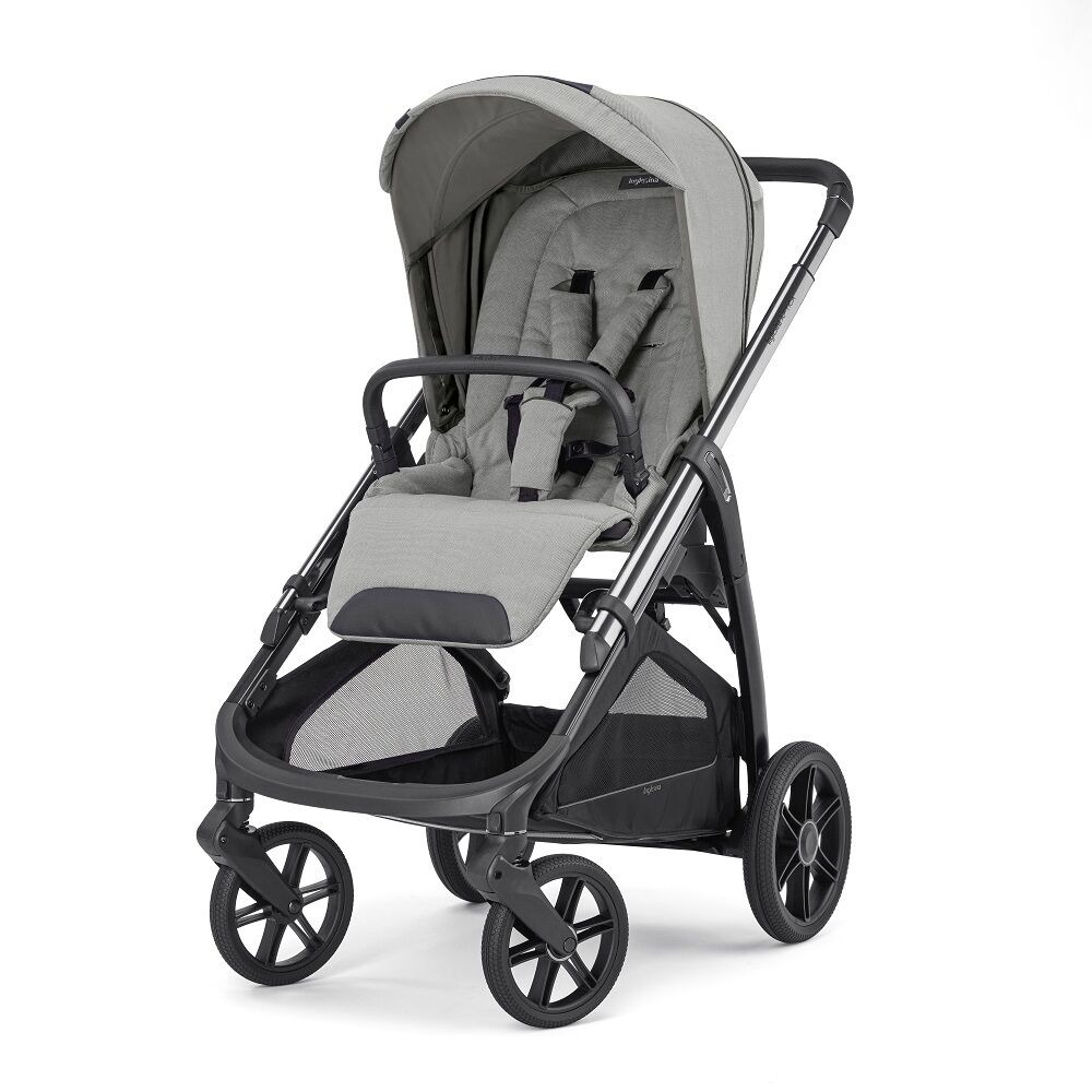Коляска 3 в 1 Inglesina Aptica New с подставкой под люльку Stand Up, Satin Grey