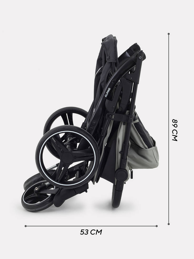 Коляска прогулочная Rant Basic Alpine EVA 2024 green