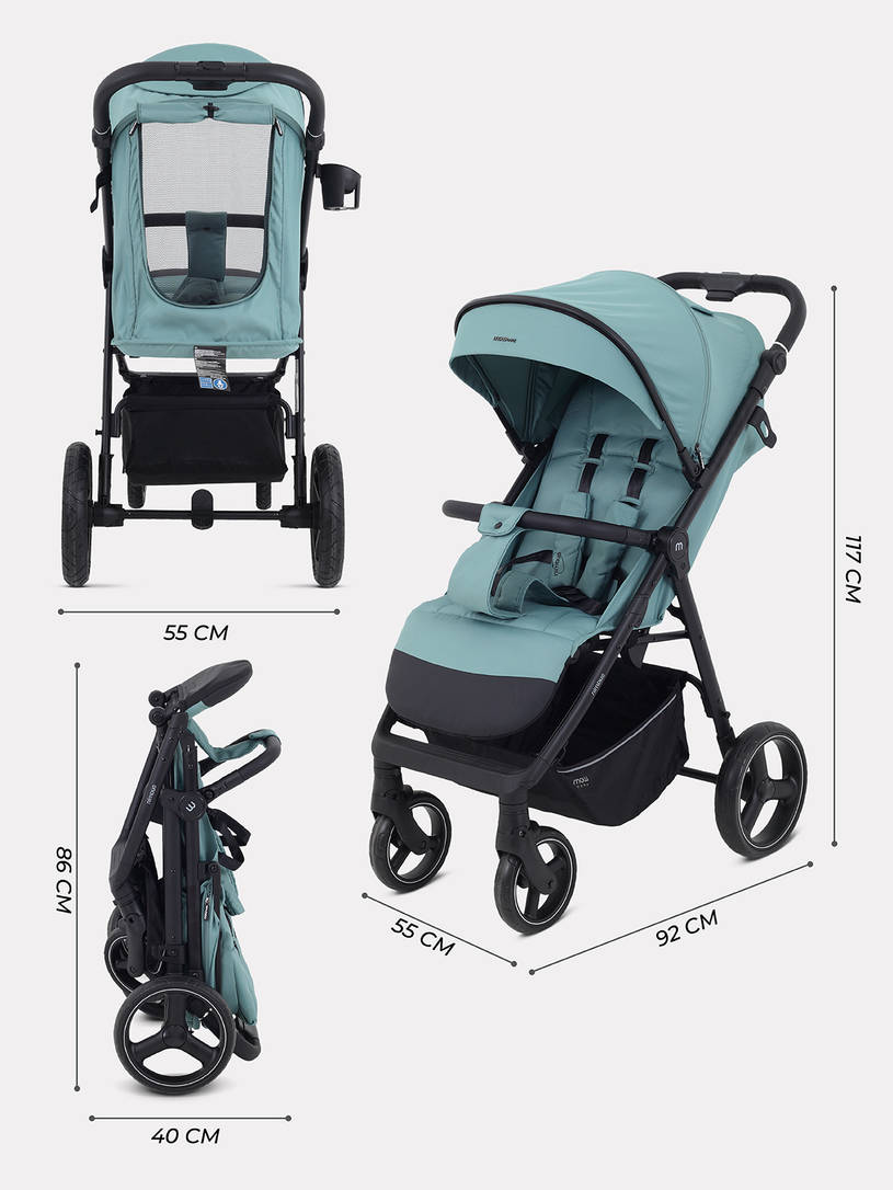 Коляска прогулочная Mowbaby Nimbus Mint
