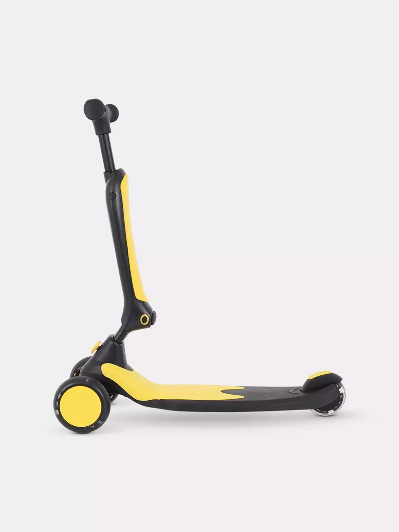 Cамокат 3-х колесный Rant Rider black-yellow