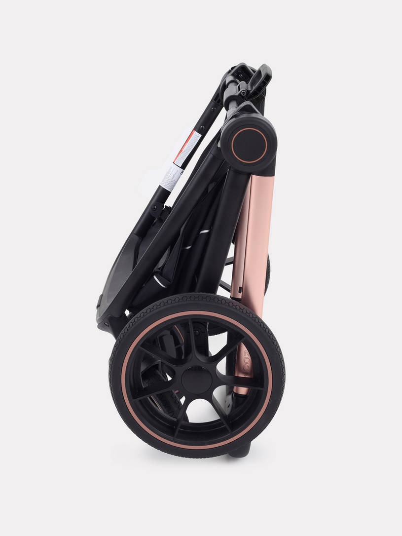 Коляска 2 в 1 MOWBaby ZOOM PU RA086 Gold Black