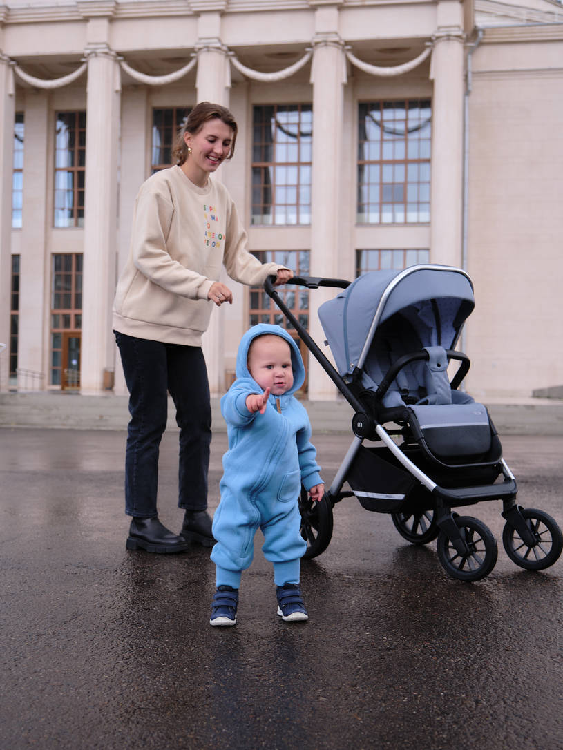 Коляска 2 в 1 Mowbaby Tilda Blue