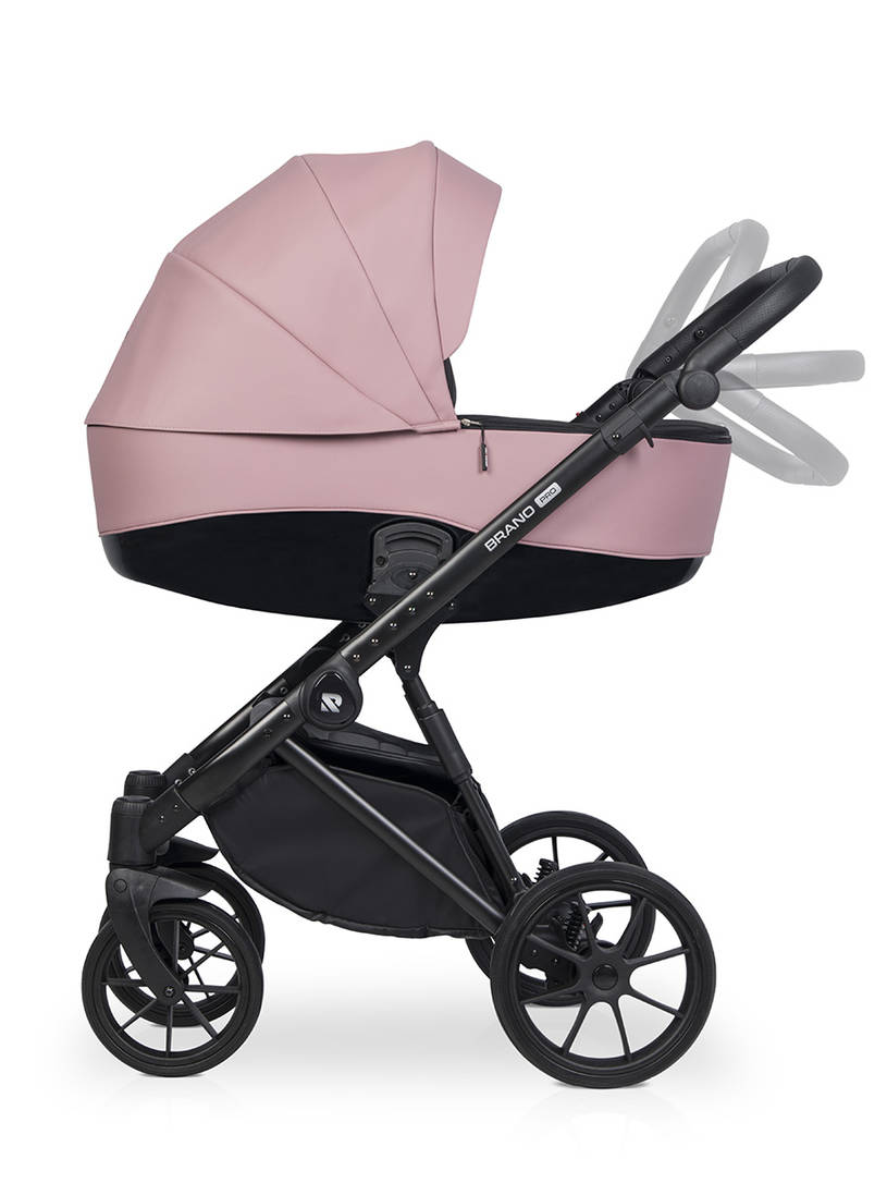 Коляска 2 в 1 Riko Brano Pro Energy pink