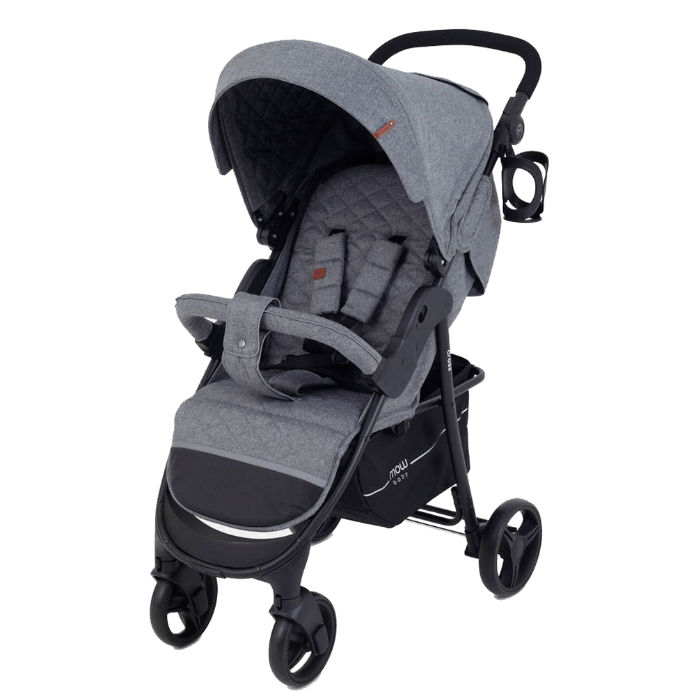 Коляска прогулочная Mowbaby Cross Gold Grey