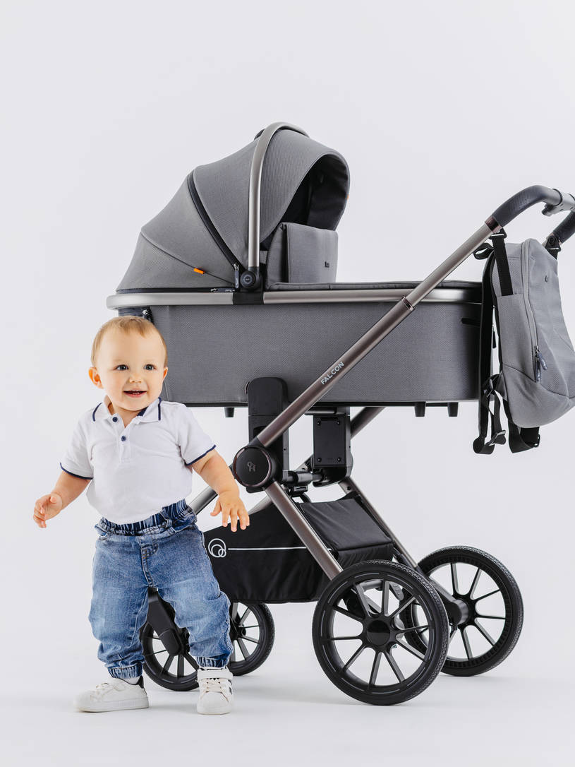 КОЛЯСКА 2 В 1 RANT FALCON GREY
