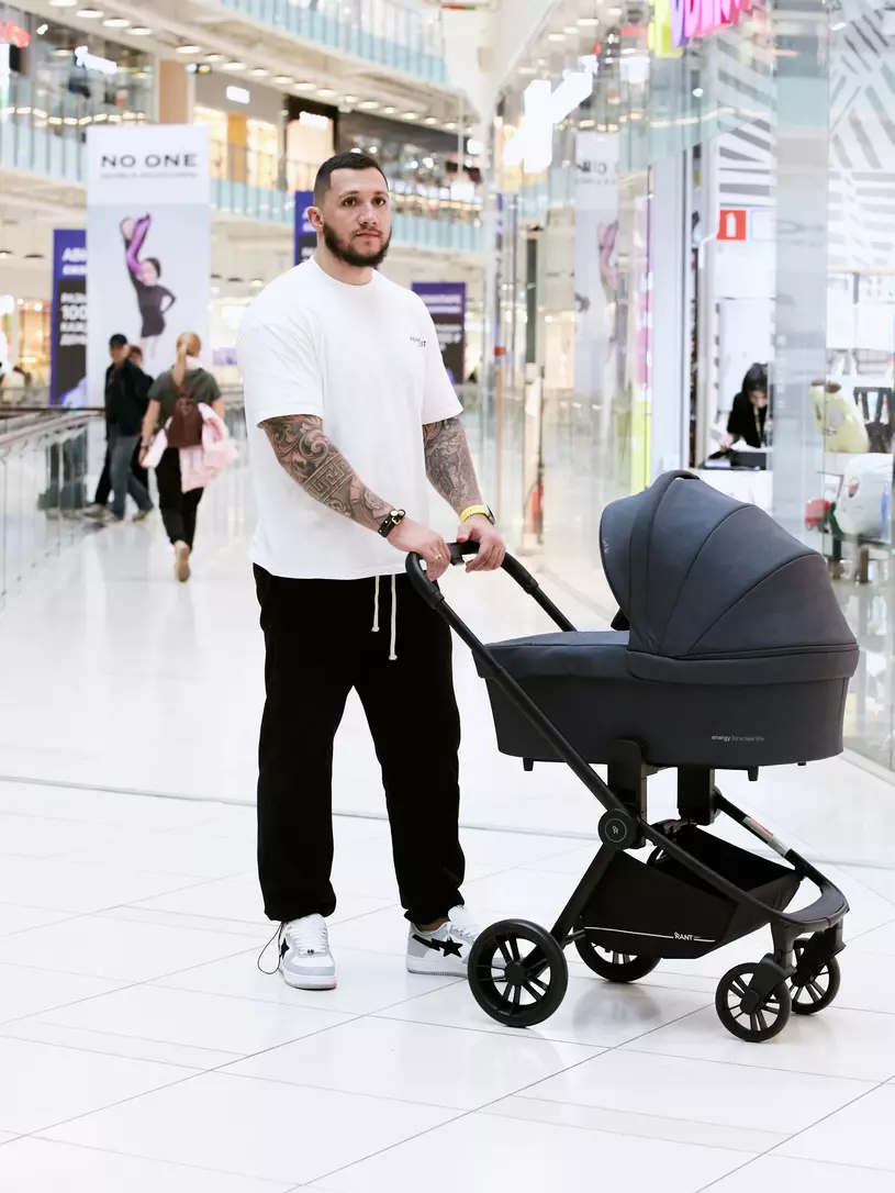 Коляска 2 в 1 Rant Basic Energy Graphite