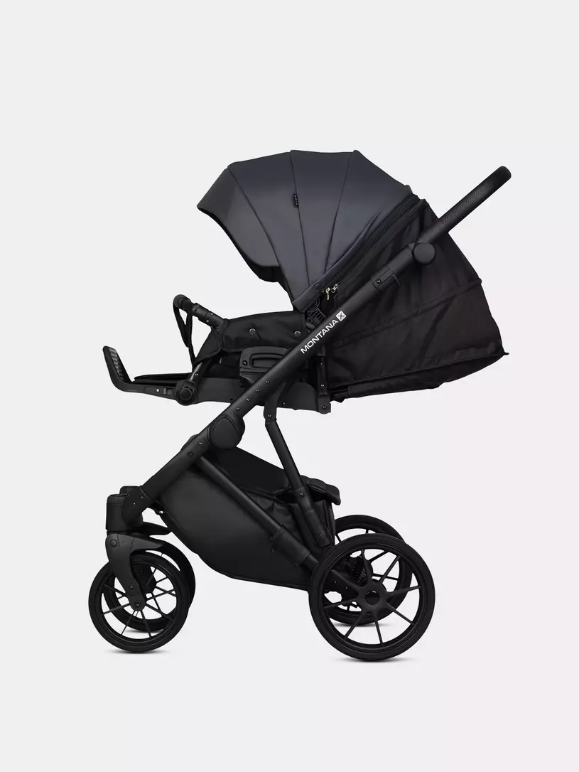Коляска 2 в 1 Riko Basic Montana X Ecco 24 Graphite