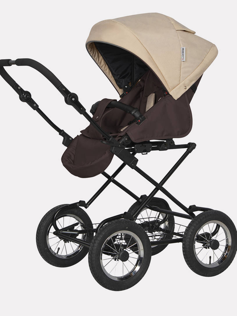 Коляска 2 в 1 Riko Basic Bella Classic 07 коричнево-бежевый
