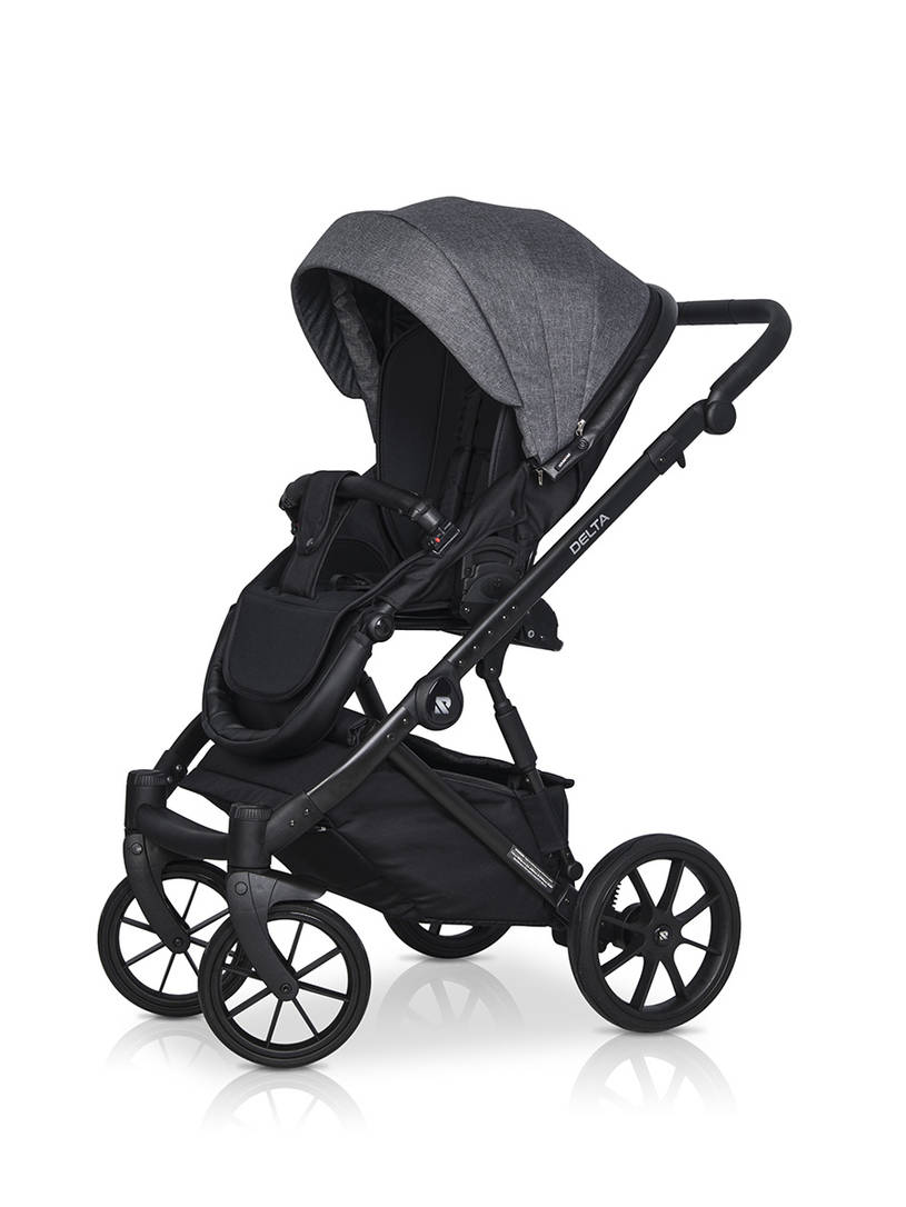 Коляска 2 в 1 RIKO BASIC DELTA 05 Carbon