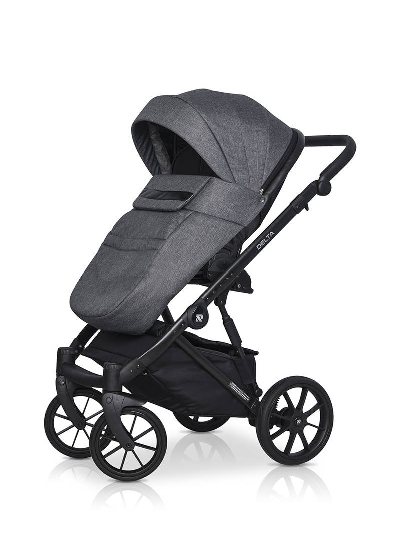 Коляска 2 в 1 RIKO BASIC DELTA 05 Carbon