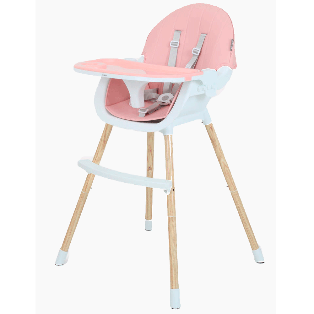 Стульчик для кормления Mowbaby Crispy pink