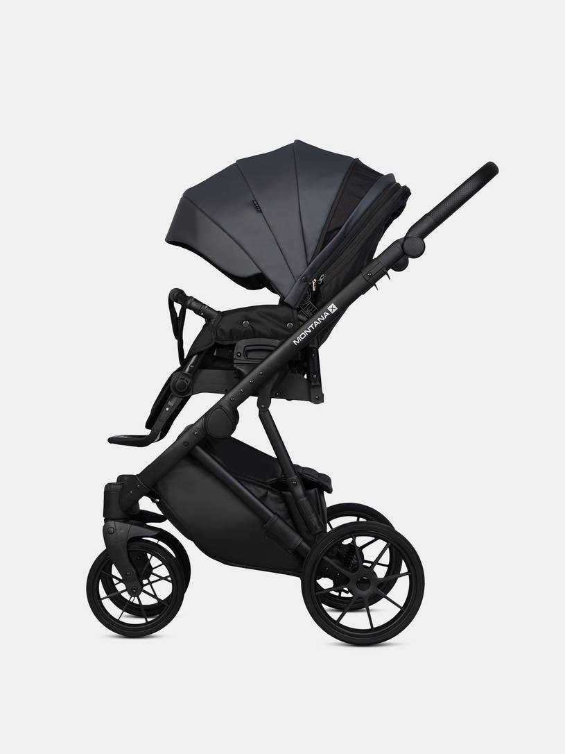 Коляска 3 в 1 Riko Basic Montana X Ecco 24 Graphite