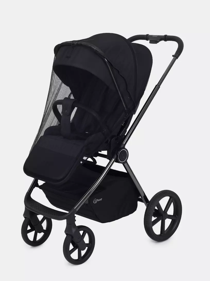 Коляска 2 в 1 Rant Teo Black Chrome Graphite