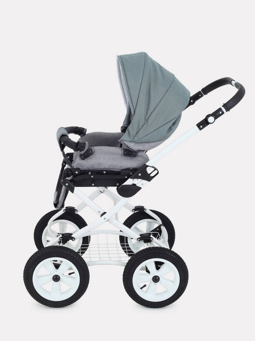 Коляска 2 в 1 Rant Siena Classic 09 серый-зеленый