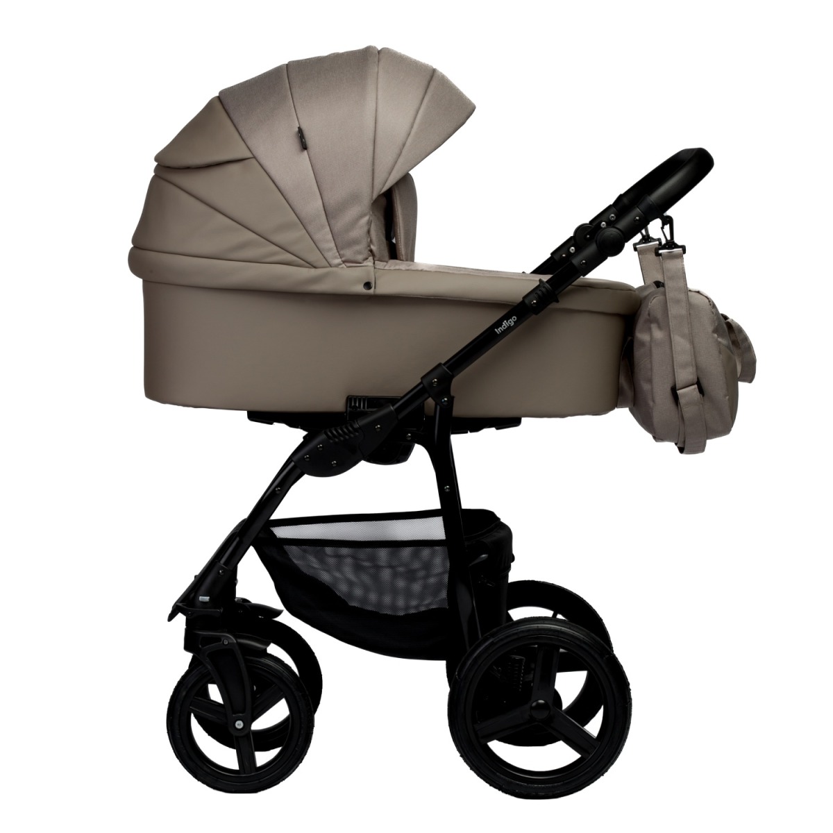 Коляска 2 в 1 Indigo Impulse Eco, Ie 05 (Темно-бежевый)