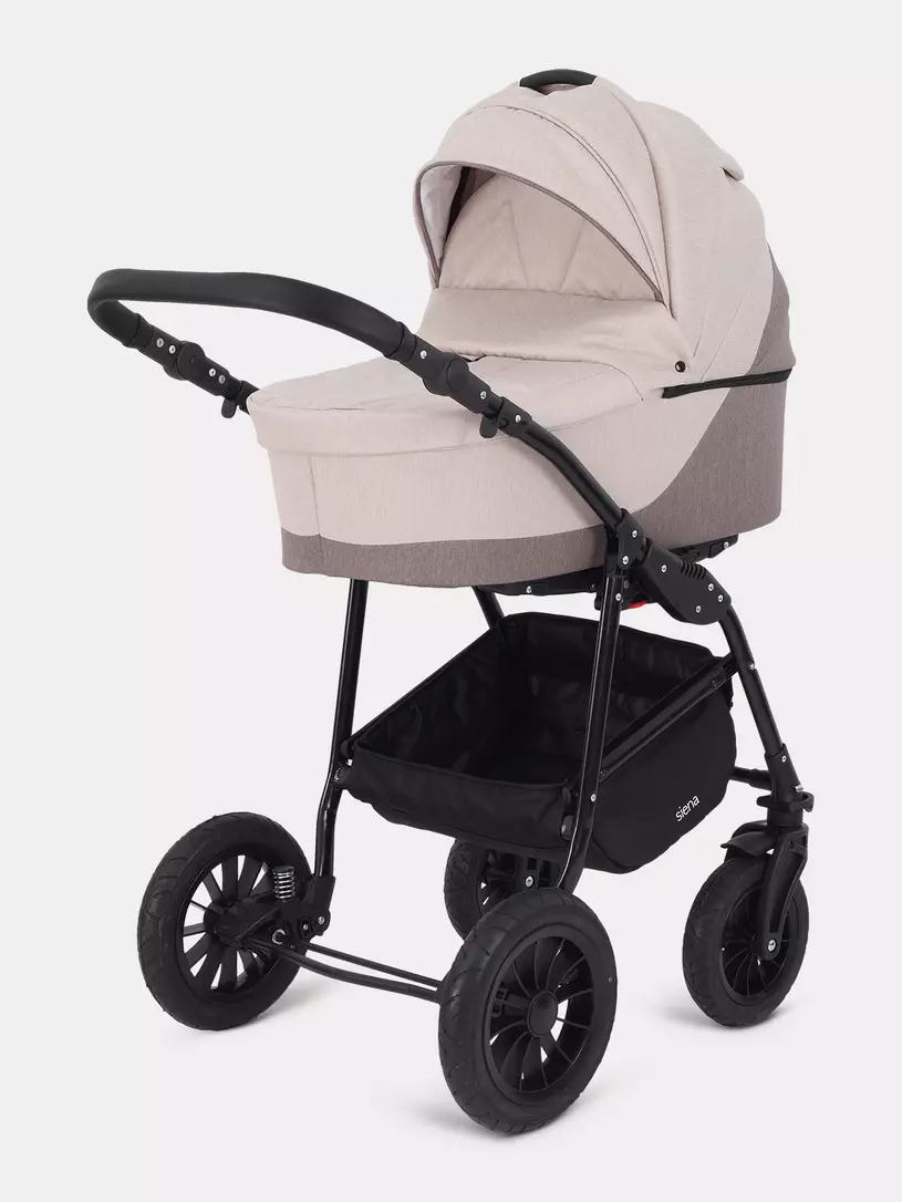 Коляска 3 в 1 Rant Siena 2024 09 коричневый-бежевый