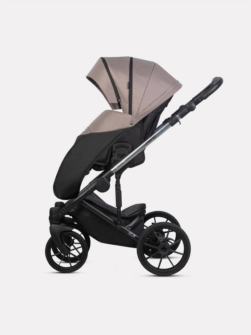 Коляска 2 в 1 Riko Nano Thermo Fabric 11 Cappucino