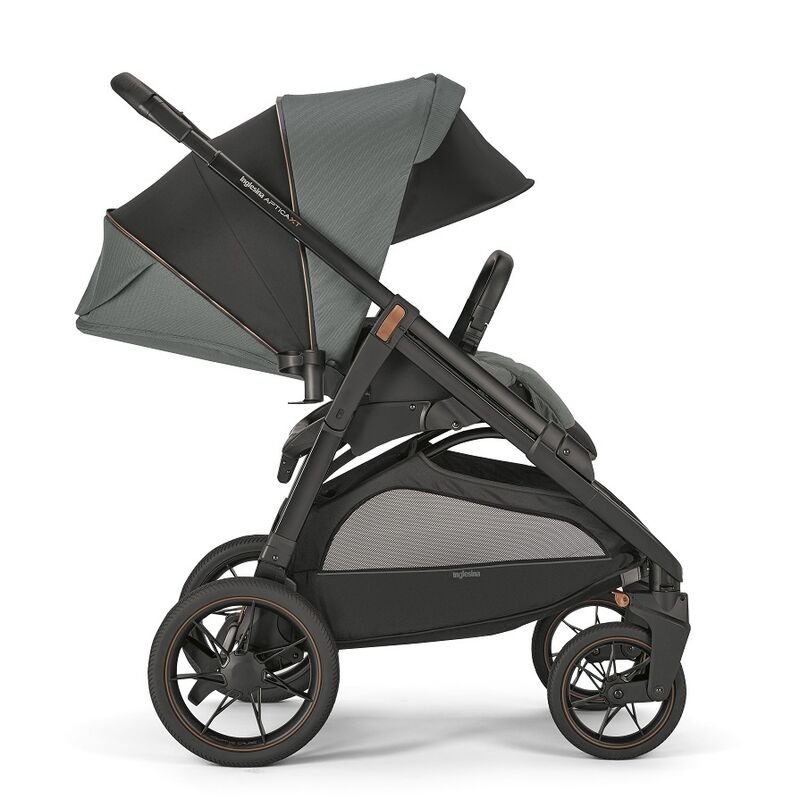 Коляска 2 в 1 Inglesina Aptica XT New с подставкой под люльку Stand Up, Magnet Grey
