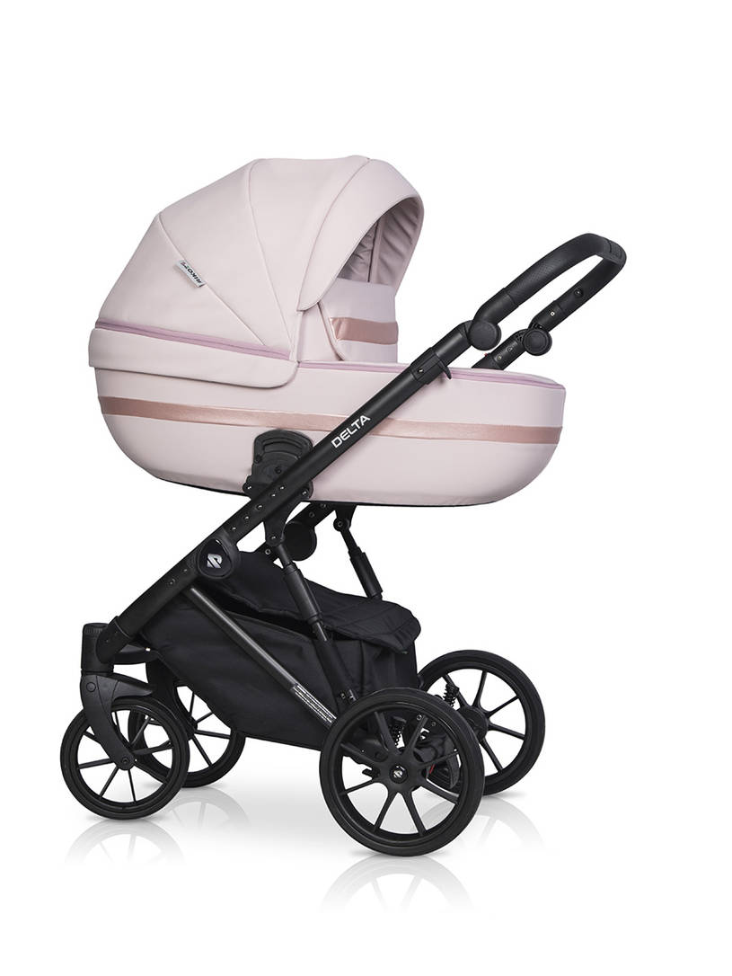 Коляска 2 в 1 RIKO BASIC DELTA ECCO 14 Rose