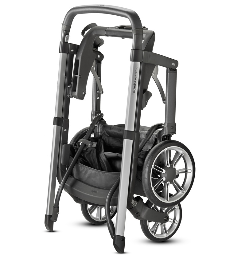 Коляска 3 в 1 Inglesina Aptica  с подставкой под люльку Stand Up, Neptune Greyish