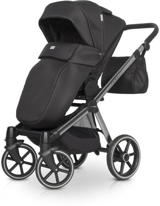 Коляска 2 в 1 Riko Qubus 03 черный
