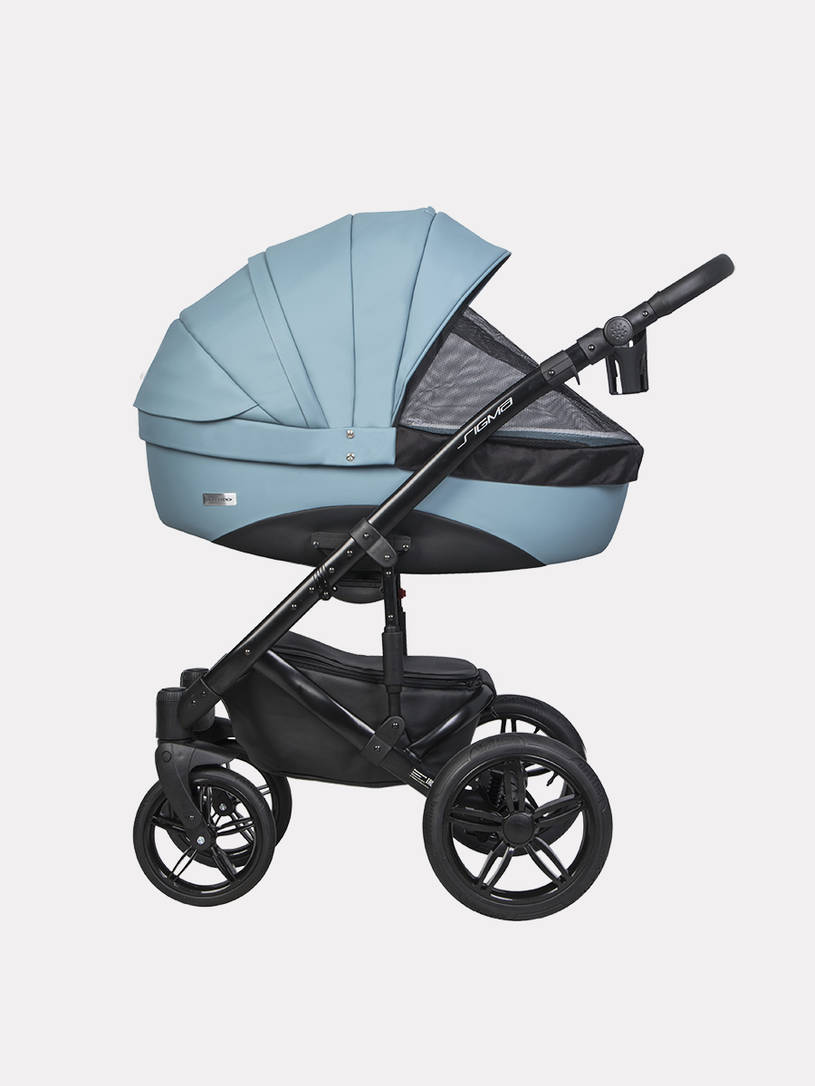 Коляска 2 в 1 Riko Sigma Pro Сrystal blue