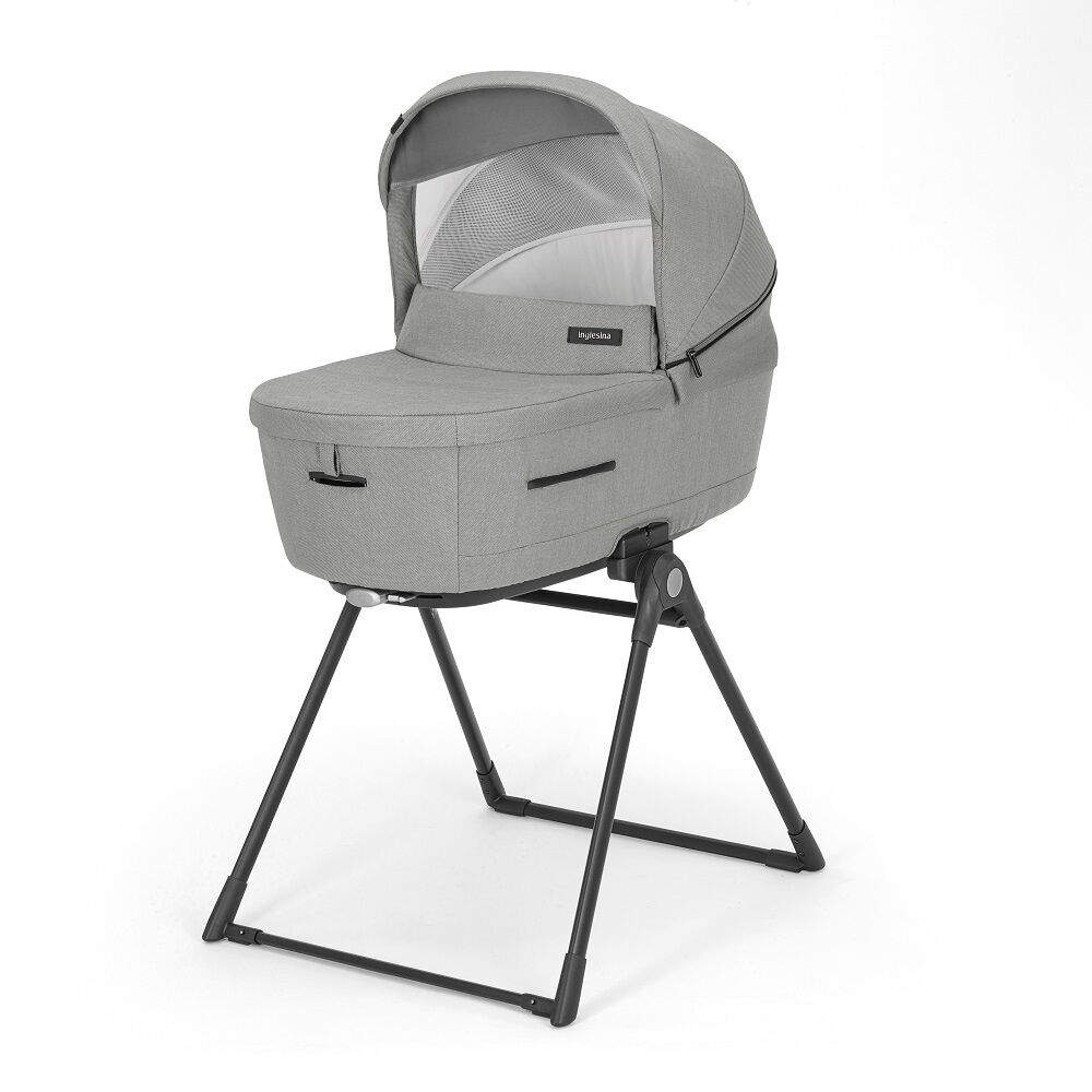 Коляска 3 в 1 i-Size Inglesina Aptica New с подставкой под люльку Standup, Satin Grey