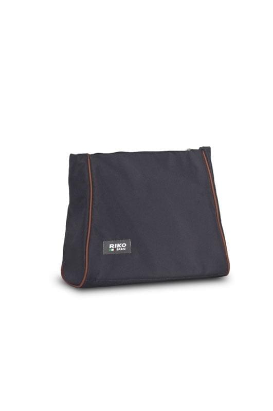 Коляска 2 в 1 Riko Basic Alfa Ecco 04 черно-голубой