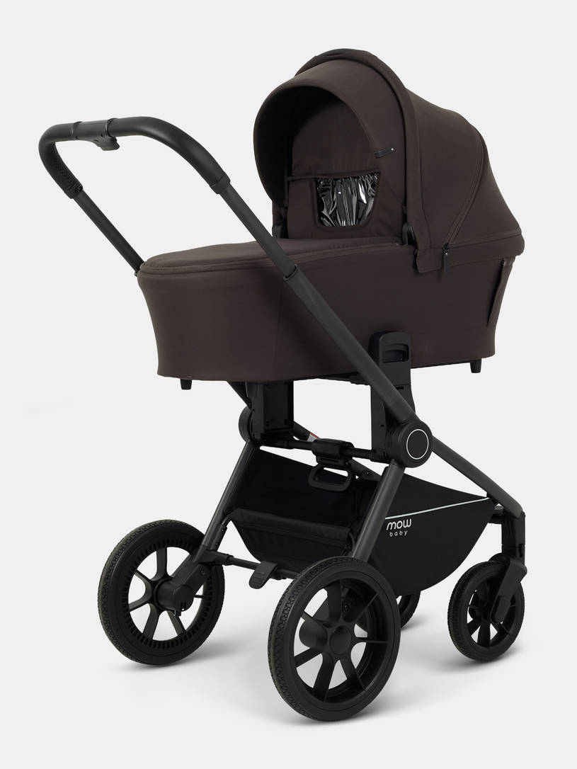 Коляска 3 в 1 Mowbaby Zoom PU Shine brown