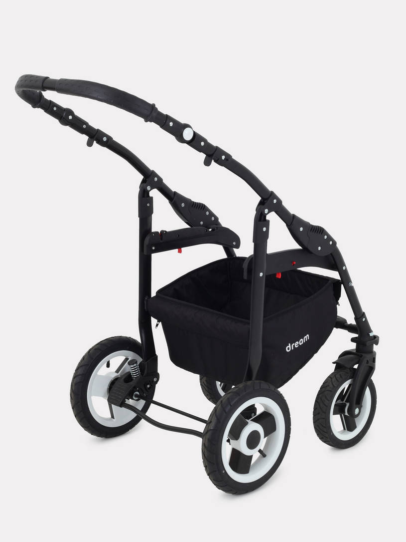 Коляска 2 в 1 Rant Dream 03 серый-розовый