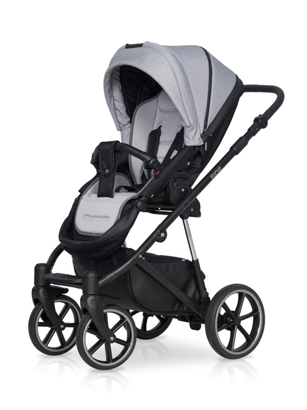 Коляска 3 в 1 Riko Side 01 Grey Fox серый