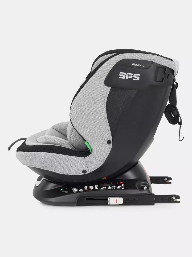 Автокресло Mowbaby Motion isofix (40-150 см) Light grey