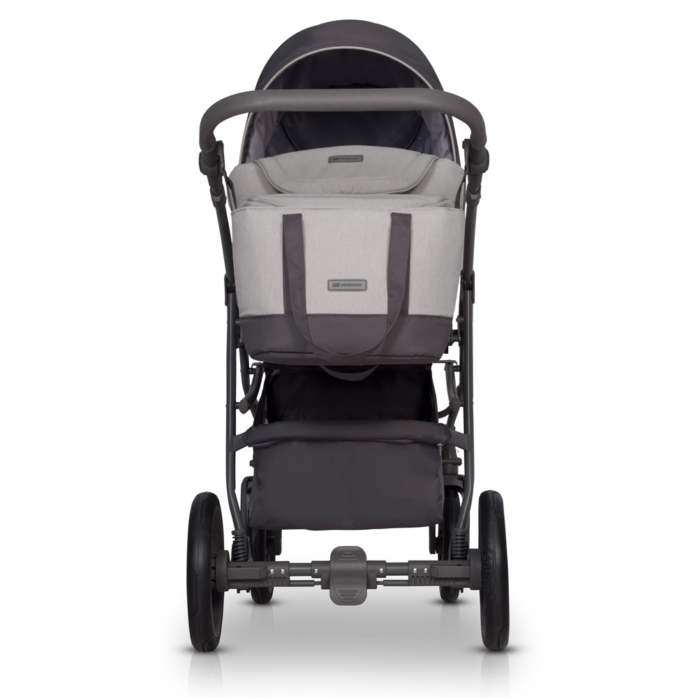 Коляска 3 в 1 Riko Basic Bella Pastel 01 серый