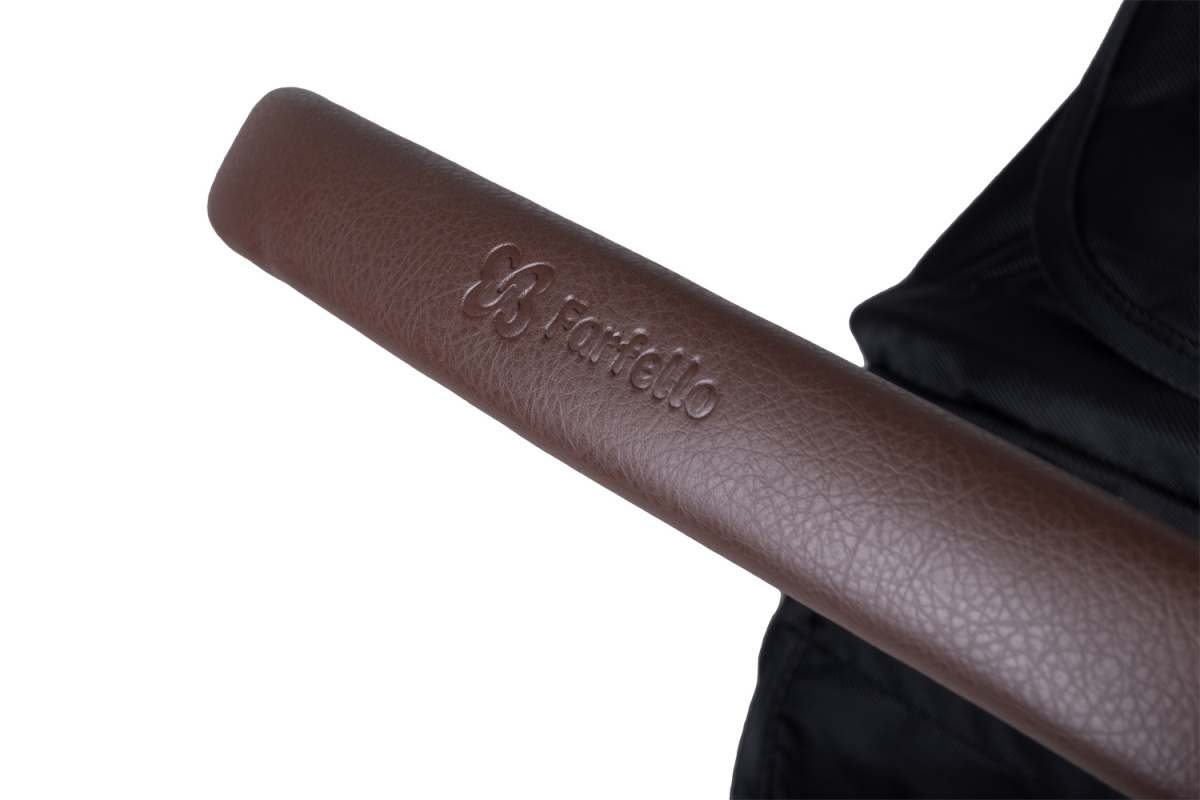 Коляска детская прогулочная Farfello Bino Angel Comfort (Rich black / Черный)