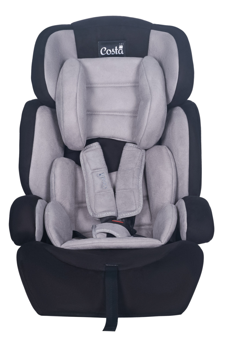 Автокресло детское Farfello CS-003 серо-черный велюр/Grey/black velour, YB702Agbv