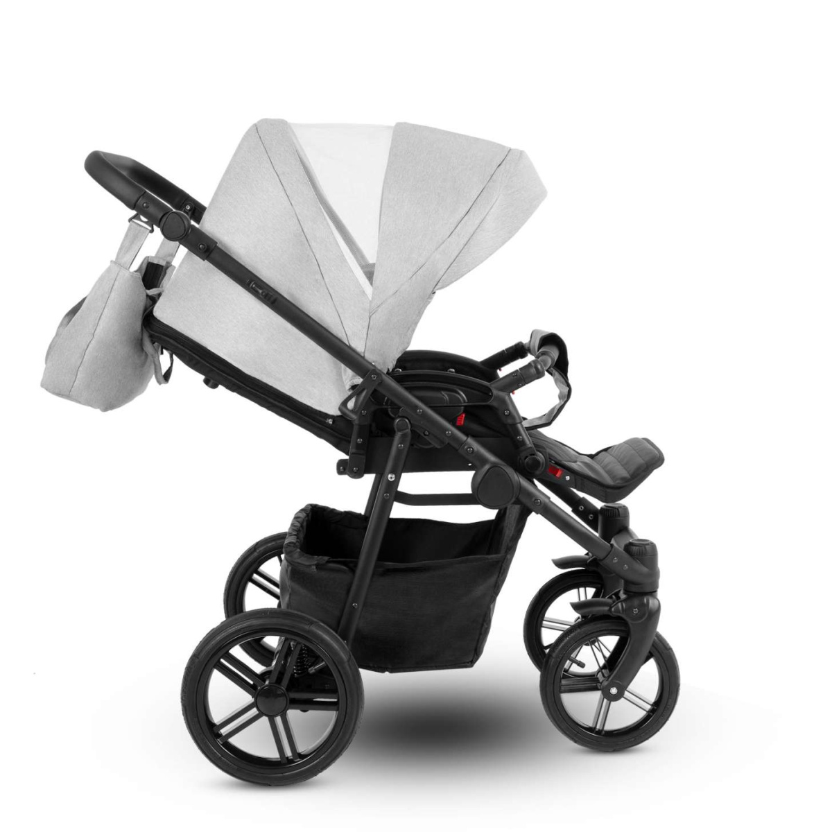 Коляска Camarelo Picco 2 в 1 светло-серый меланж