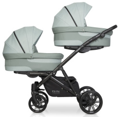 Коляска для двойни 2 в 1 Riko Team 2020 мятный