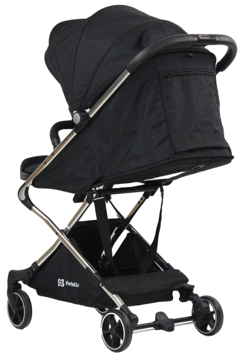 Коляска детская прогулочная Farfello Bliss (Black/Черный)