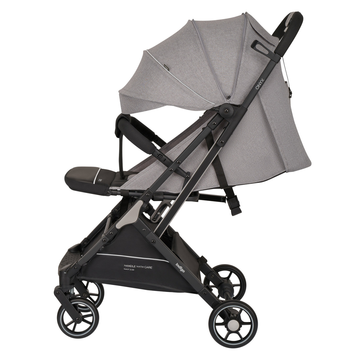 Коляска прогулочная Indigo ONYX серый